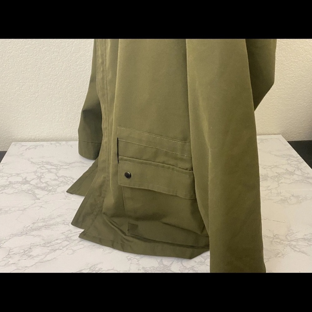 Vyvoj Military Working Jacket Size L Green Full Zip Hooded Canvas Czech … - Picture 3 of 6